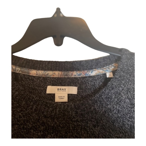 BRAX - Rick Sweater in Storm (black white marbling) - Picture 10 of 13